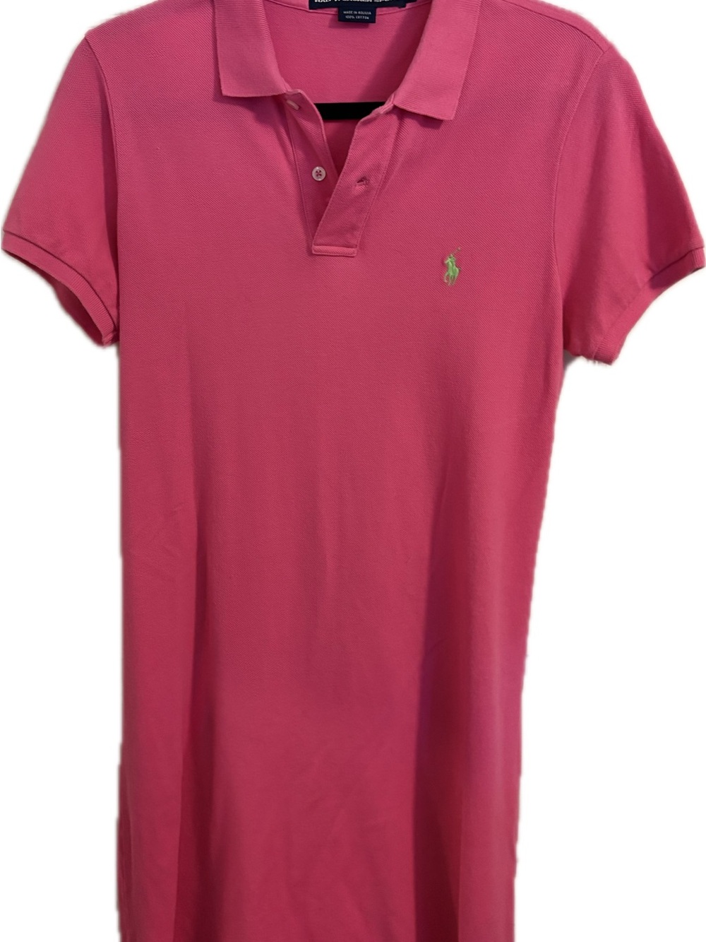 Ralph Lauren Pink Classic Polo Shirtdress